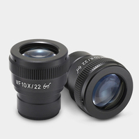 1pcs 2pcs WF10X/22 With Reticle High Point Wide-angle Eyepiece Field View Interface Size 30mm For Stereo Microscope Accessories