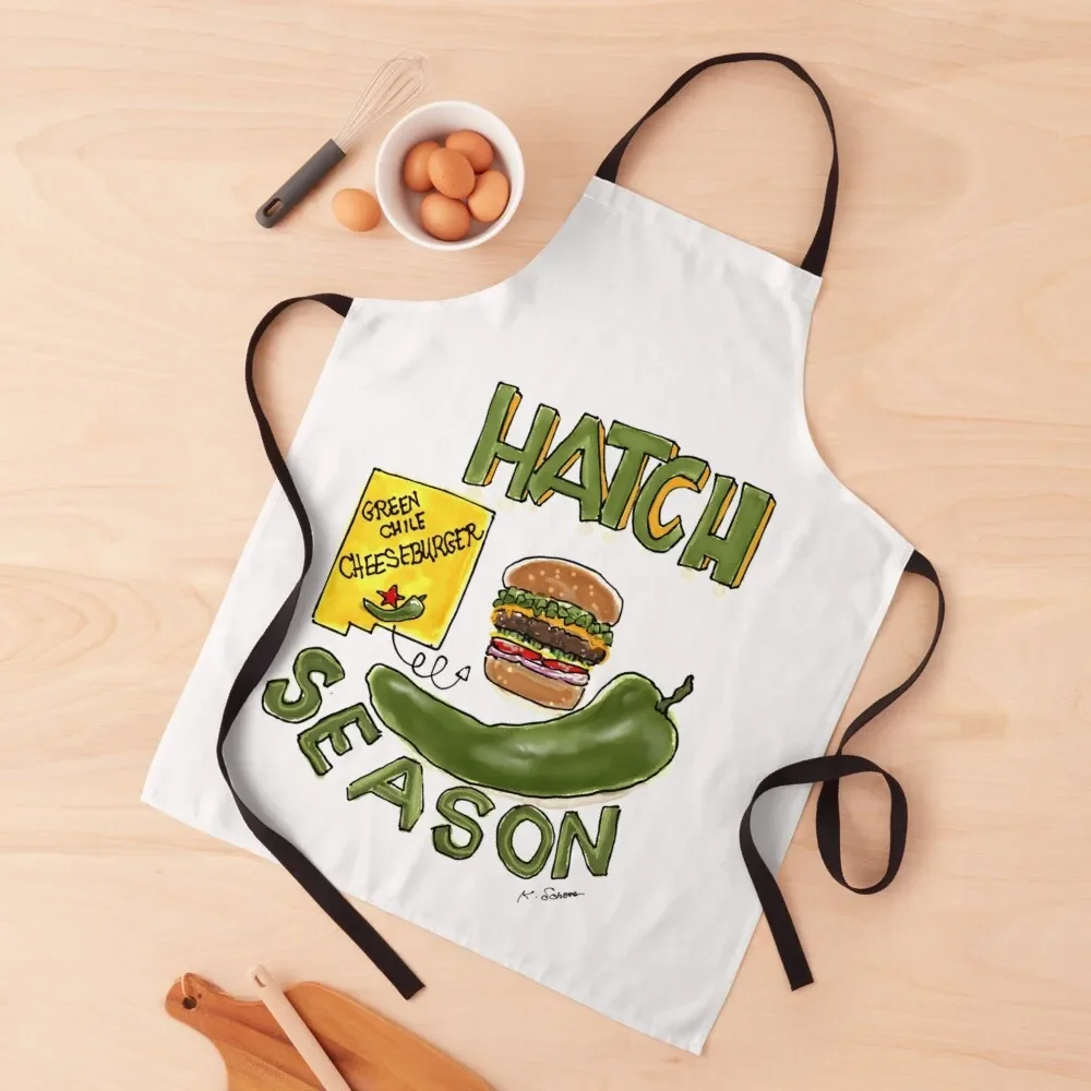 

Hatch Chile Season! Apron work gowns for women cleaning Kitchens For Men Customizable Woman beauty master Apron