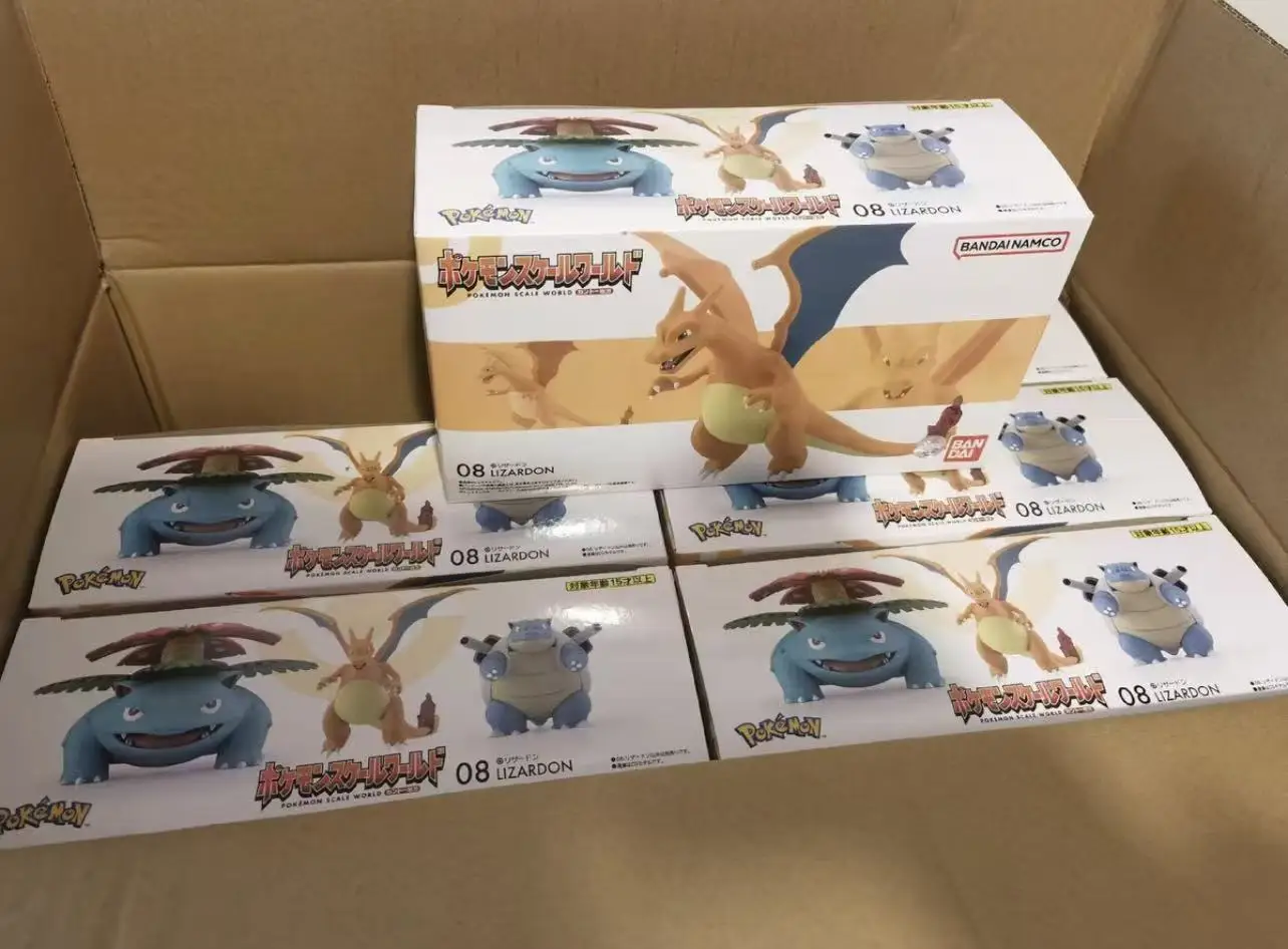 nouvel-arrivage-bandai-candy-pokemon-scale-world-johto-region-samuel-oak-charizard-blastoise-venusaur-anime-figurines-originales-jouets-cadeaux