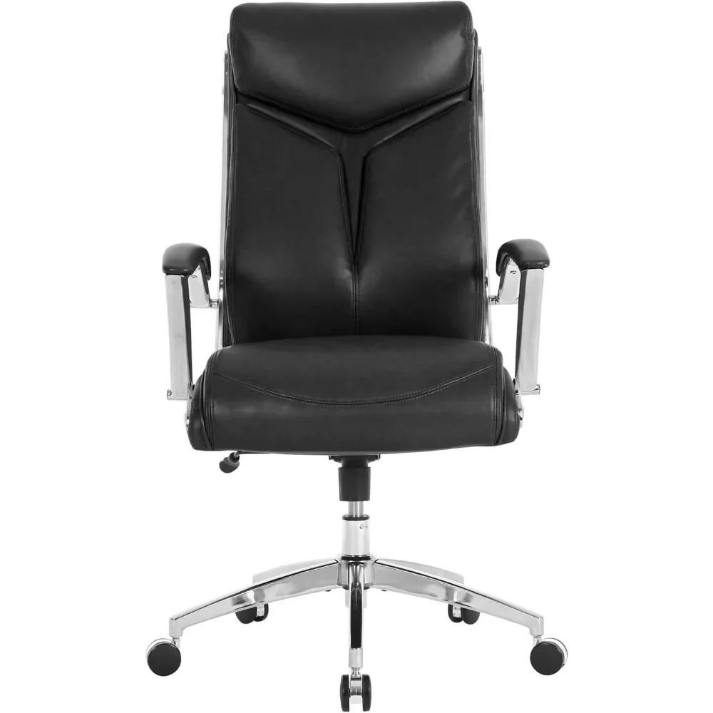 Modern Comfort Leather High-Back Executive Office Chair