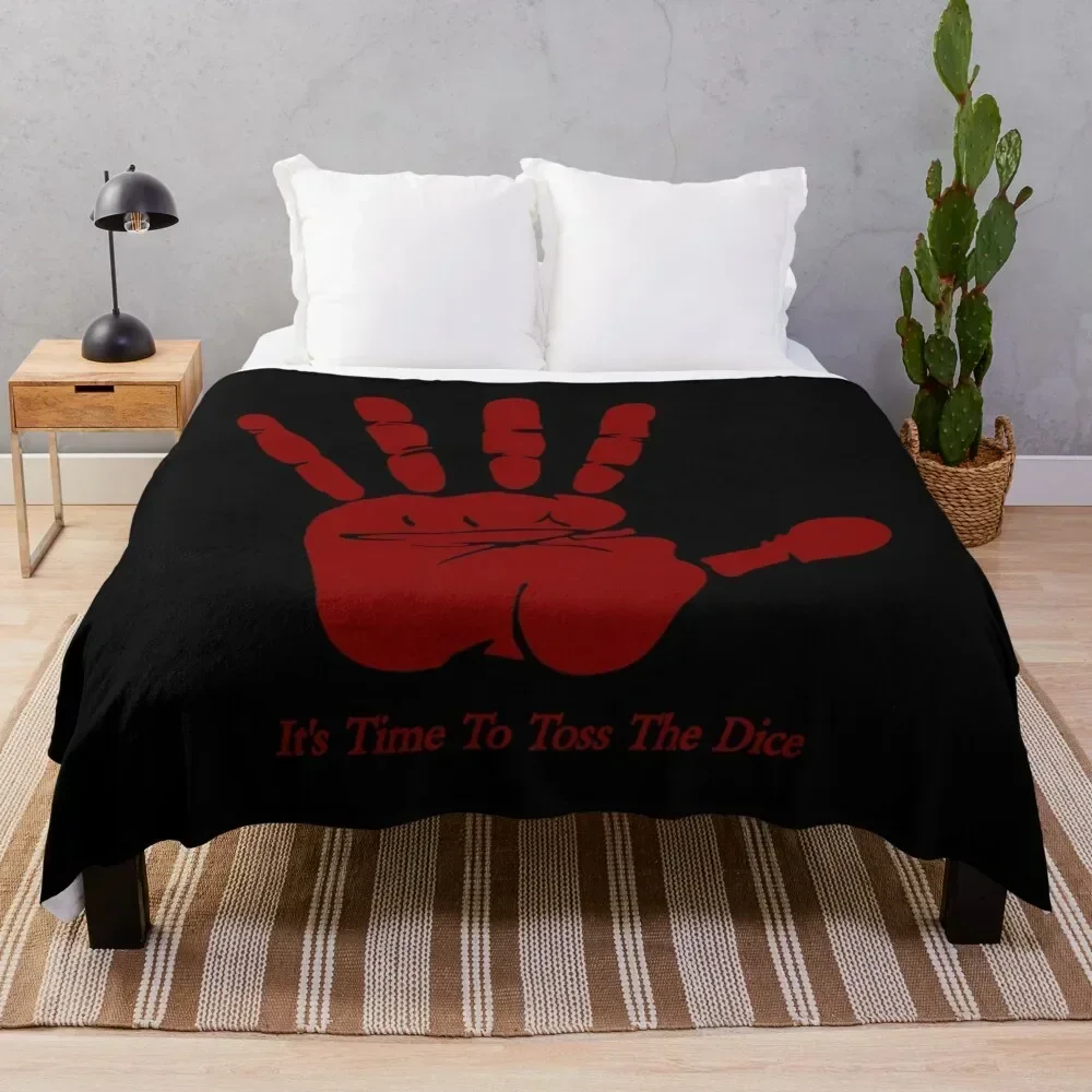 

It's Time To Toss The Dice. Throw Blanket Long Lasting Soft Plush Blanket for Daily Use