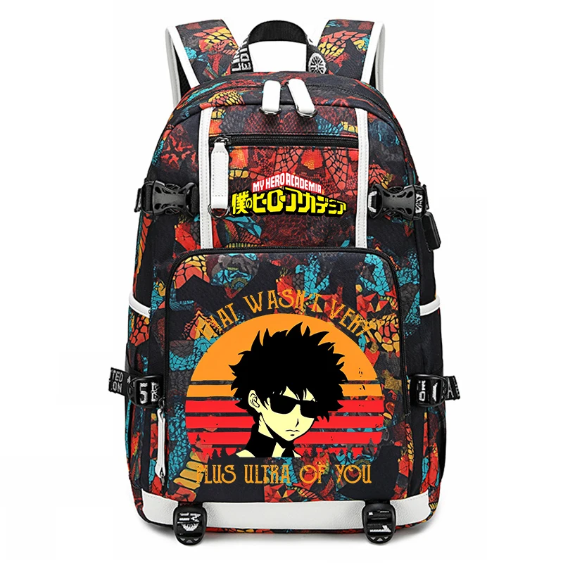 My Hero Academia Anime Backpack Youth Large Capacity Travel Bag Student School Bag Kids Back to School Gift