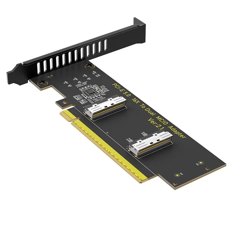 2-Port Converter Supports Bifurcation For Nvme SSD GPU