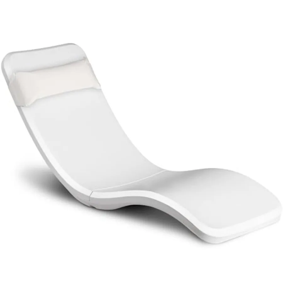 

GoSports in Pool Lounge Chair - Waterproof and Weighted Chaise Lounger - Outdoor Pool Furniture for Patio or in Baja Shelf