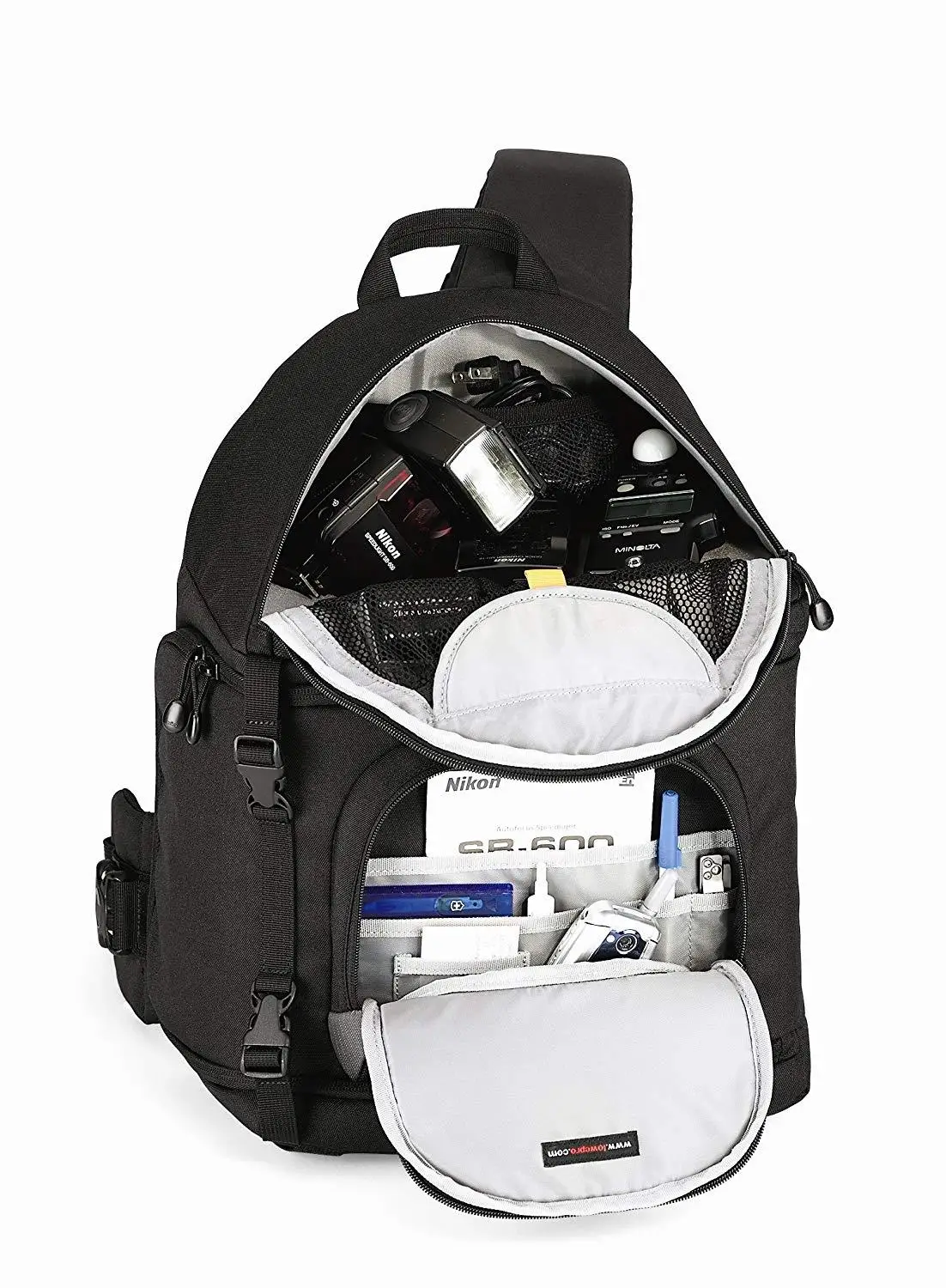 Voor D750 Voor 5div Echte Slingshot 300 Aw Dslr Camera Foto Sling Schoudertas Met All Weather Cover