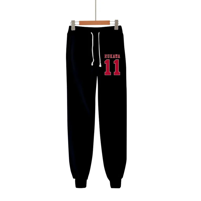 Anime SLAM DUNK Shohoku Pantaloni Pantaloni da jogging 3D Pantaloni casual da uomo/donna Pantaloni sportivi Hip Hop Sakuragi Hanamichi Costumi Cosplay