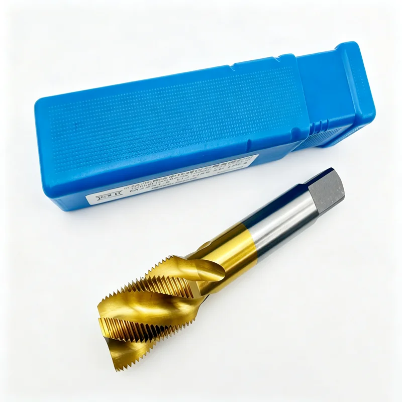 Spiral Groove Machine Tap M2-M36 Titanium Coated HSS, 100mm Extended for Internal Thread Tapping Tool in Machine Tools