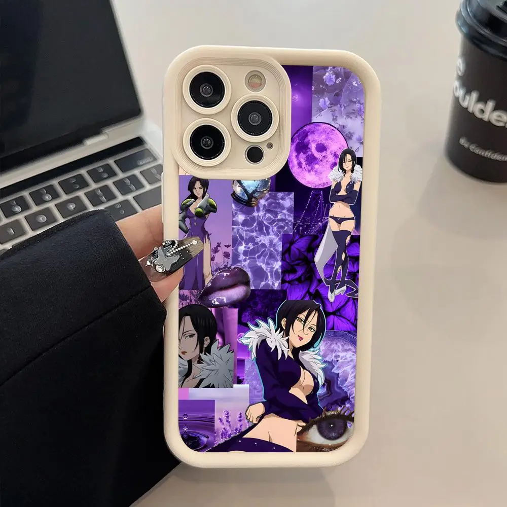 Seven Deadly Sins Merlin Phone Case for iPhone 17 16 15 14 13 12 11 Air Pro Max Plus White Soft TPU Shockproof Cover - view 4