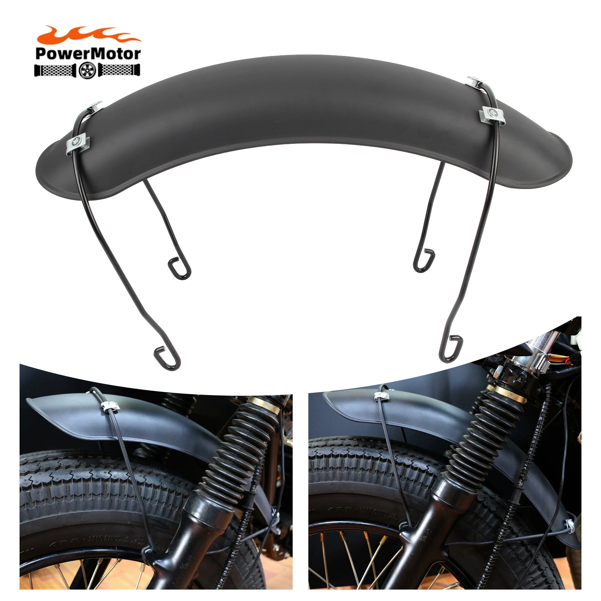 Universal Motorrad Kotflügel Vorne Abdeckung Schutz für Harley Honda Yamaha Kawasaki Suzuki Retro Cafe Racer Kotflügel Modifikation
