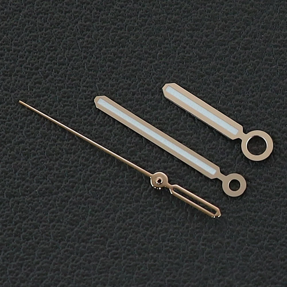 NH35 Watch Hands Green Luminous High Quality Hands Silver Rose Gold Watches Pointers Fit NH35/NH36/4R Movement Watch Accessories