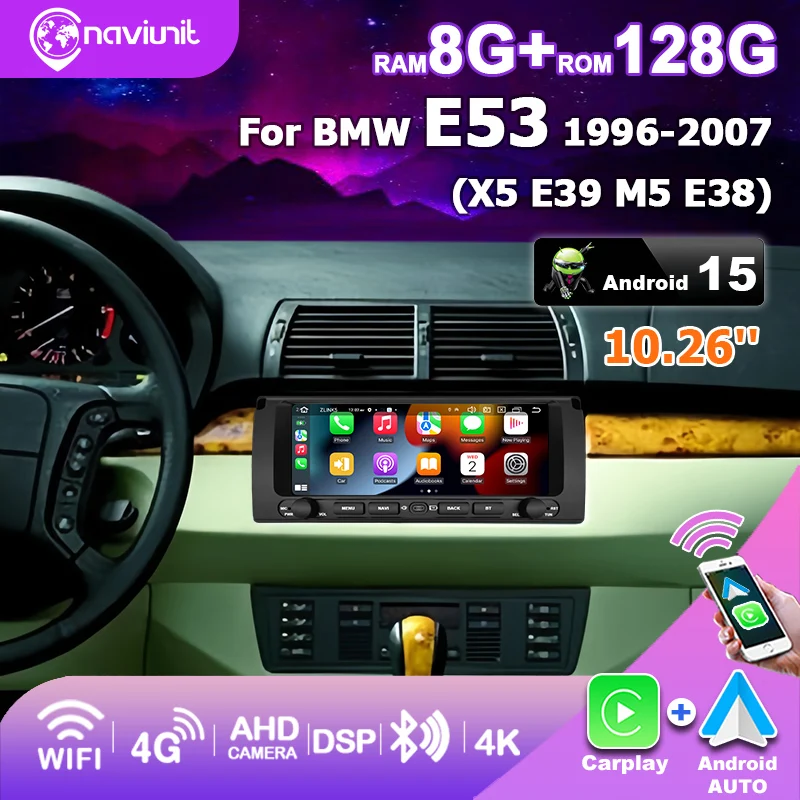 Brezžični avtoradio s Carplay za BMW