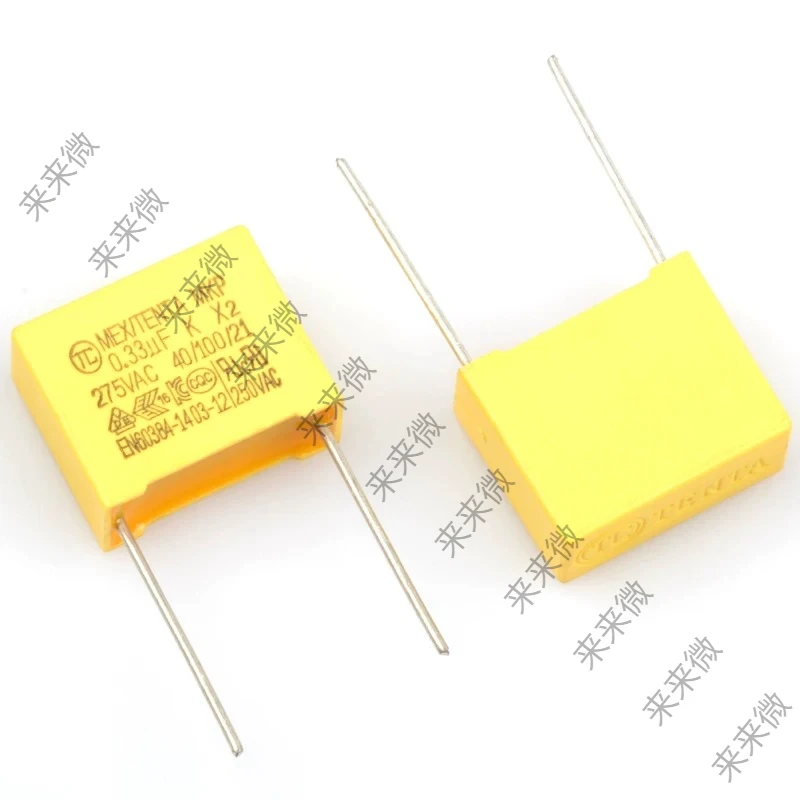 20pcs Safety Capacitor 275VAC 334K 275V 0.33UF 330NF X2 MKP Pin Distance 15MM