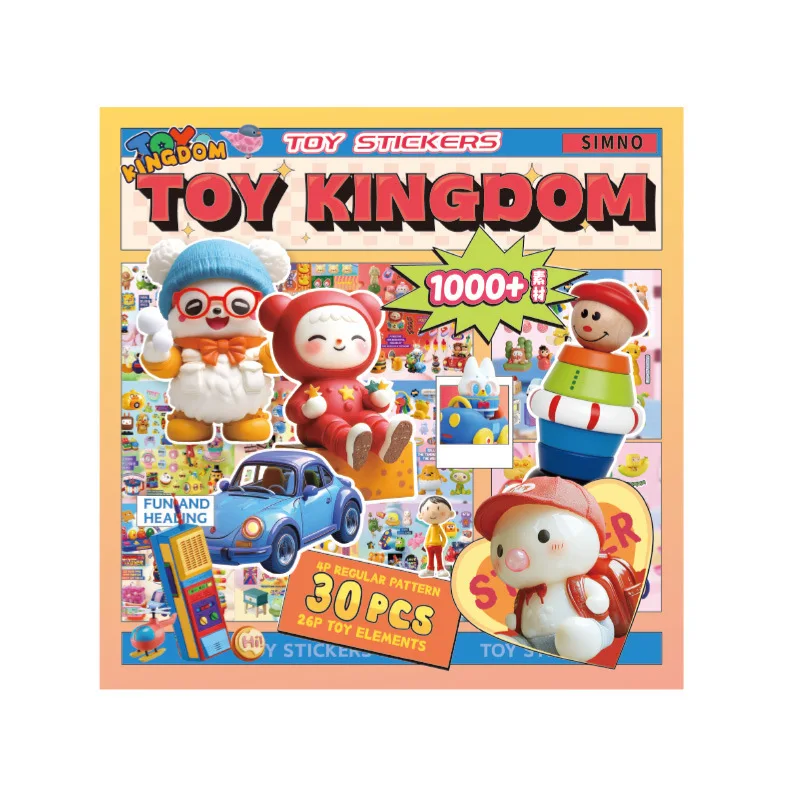 30 sheets/Piece Cute Decorative Sticker Book Journal Phone Sticker Kids Gift School Stationery