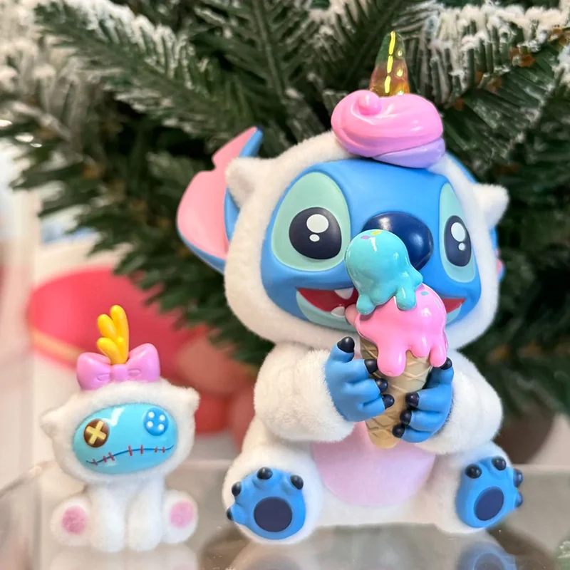 Disney stitch maluco diário série caixa cega anime figura criativa boneca ponto coleção modelo kawaii figura de ação brinquedo surpresa