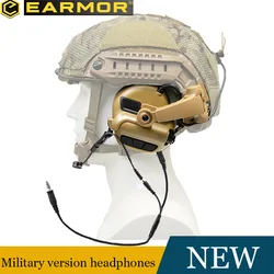 EARMOR- Version of Tactical Helmet Earphones, M31 Earphones, S10D and S27 Microphone Set, Active Shooting Earmuffs