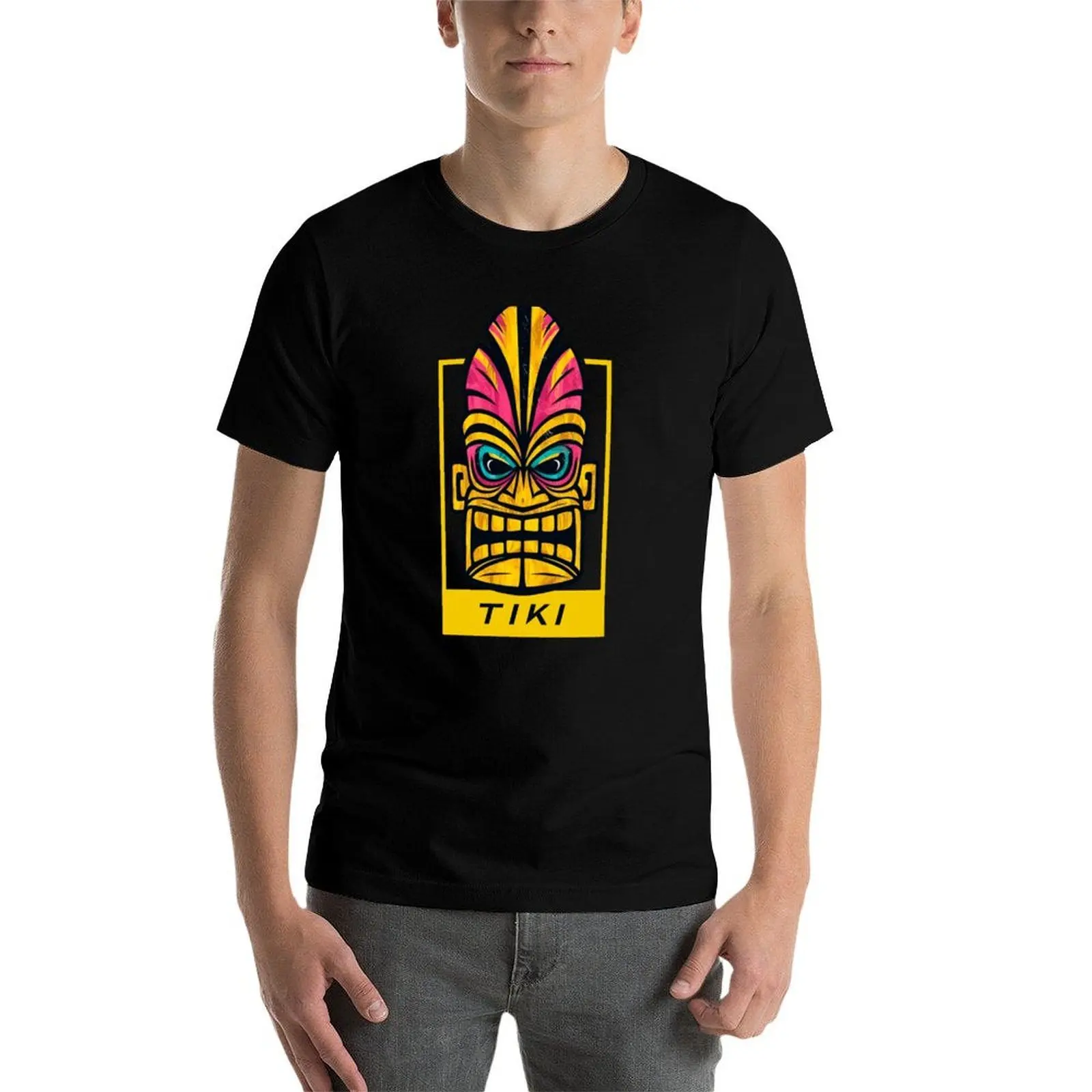 Tiki T-Shirt hippie clothes kawaii clothes Funny t-shirts luxury t-shirt cotton t shirt men