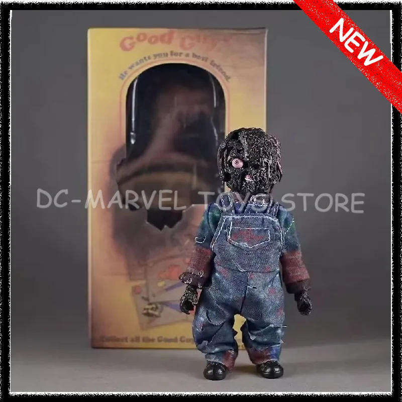 

New In Stock Child'S Play Burned Chucky Collectible Figure Burned Ver. Cloth Outfit Action Figure Anime Action Figures Toys