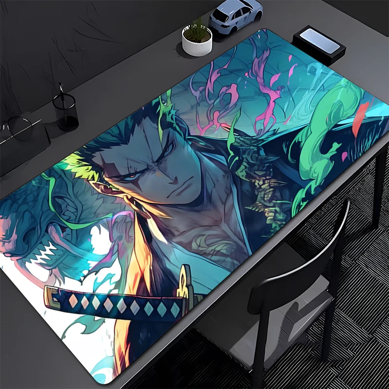 

Zoro ONE PIECE Gaming Mouse Pad Gamer Computer Accessories Keyboard Table Mat Mousepad Company Laptop Desk mat PC Anime Mousepad