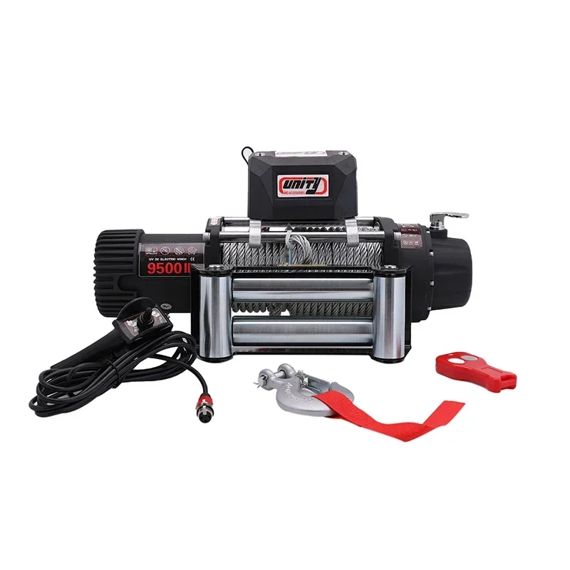 China Leading  4x4 Electric Winch With 9500 Lbs Capacity Heavy Duty For Hilux With CE Approved