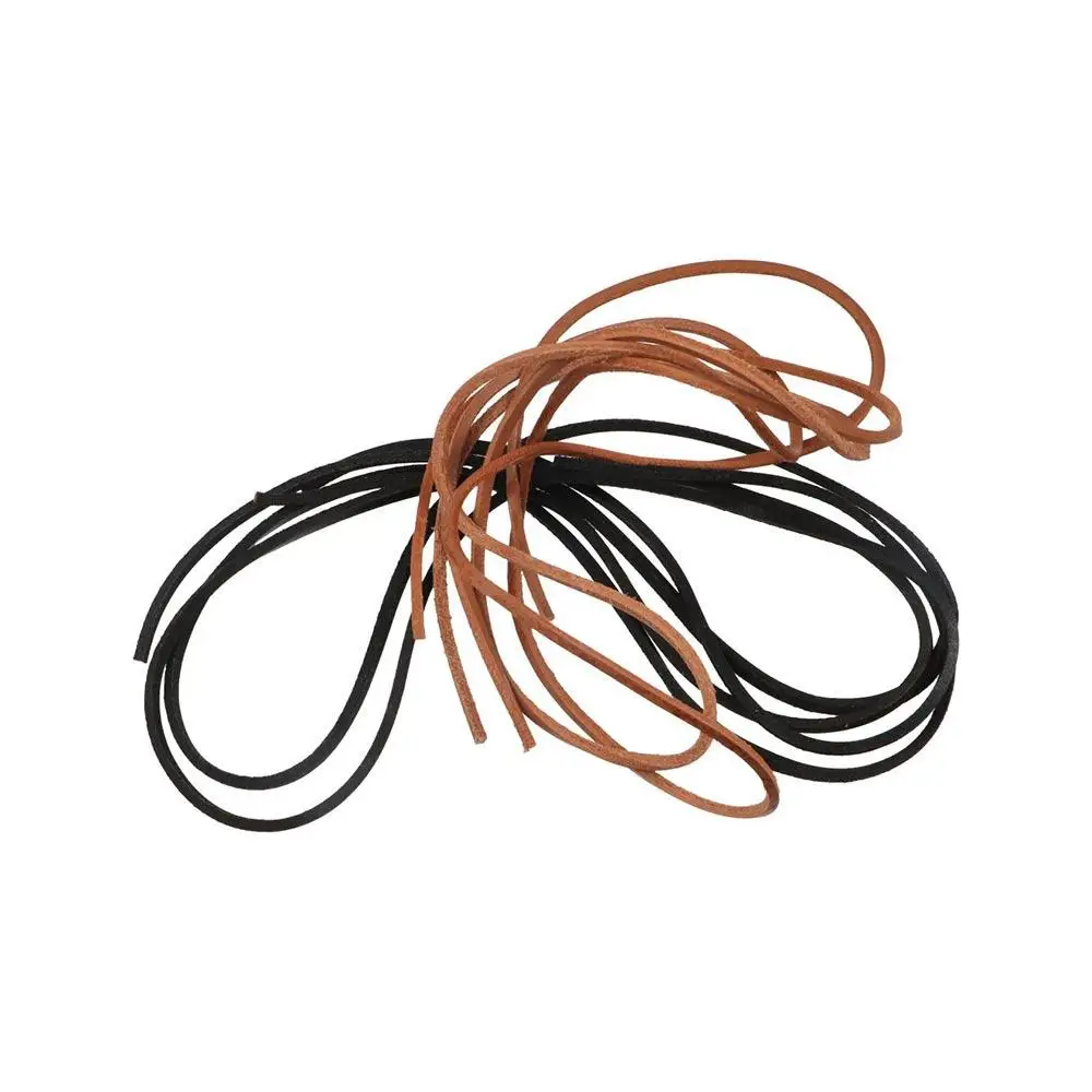 الأربطة 100 سنتيمتر إكسسوارات الأحذية الملونة التمهيد الحذاء حبل أربطة الحذاء الجلدية Shoestring جلد البقر الأربطة