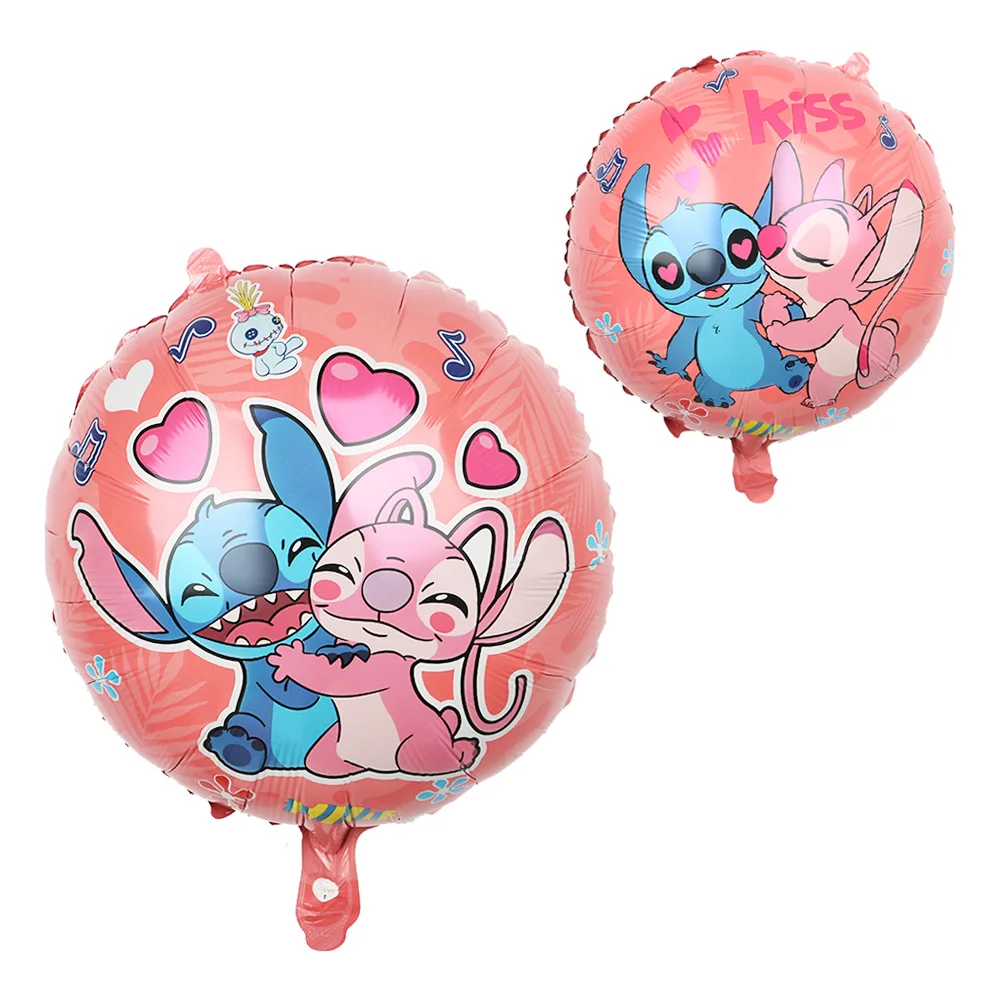 Kawaii Stitch Balloon Children's Birthday Party Decoration Cute Cartoon Disney Aluminium Balloons Baby Shower Supplies Gifts