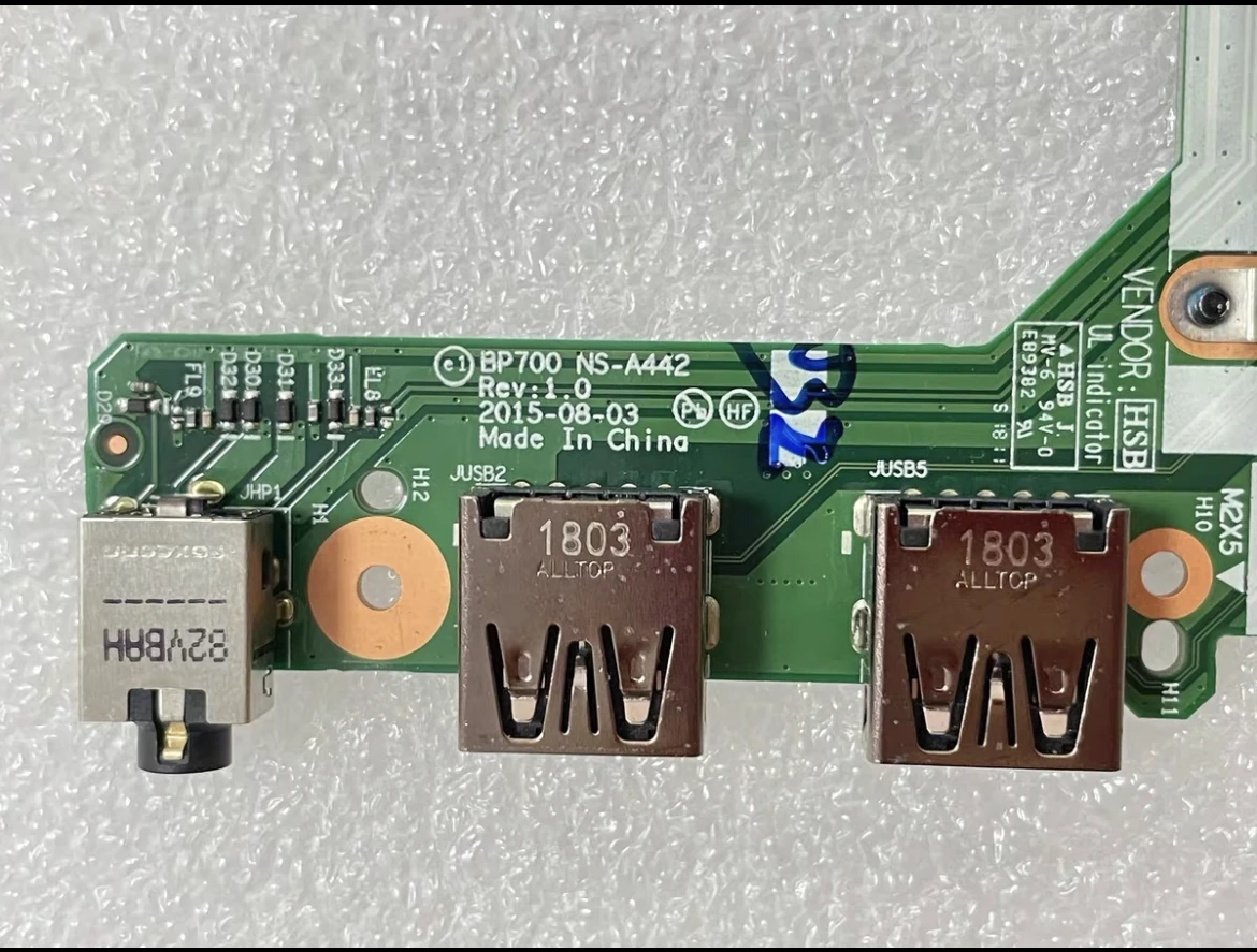 Imagem -03 - Original Usb Audio Port Board para Lenovo Thinkpad 100 Teste Perfeito Ns-a442 P70