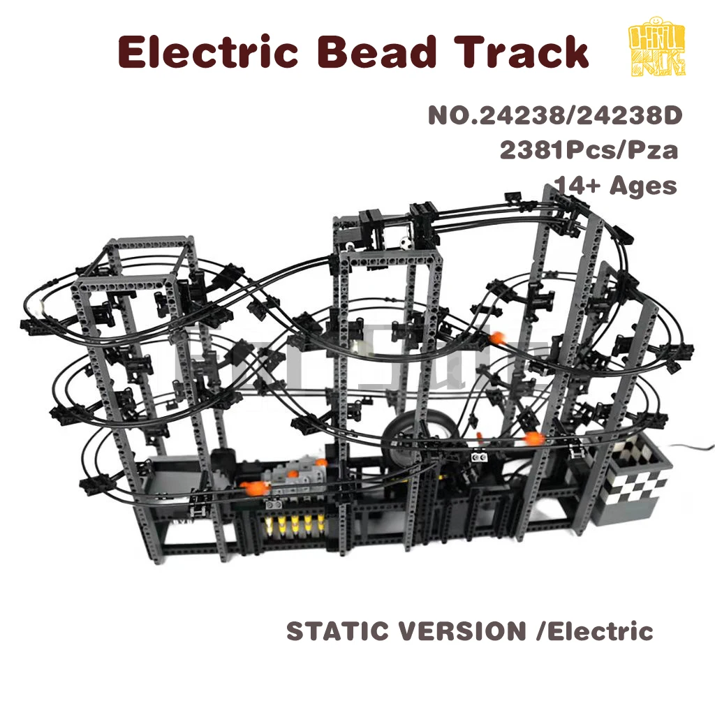 

MOC-24238 Electric Bead Track Model With PDF Drawings Building Blocks Bricks Kids DIY Toys Birthday Christmas Gifts