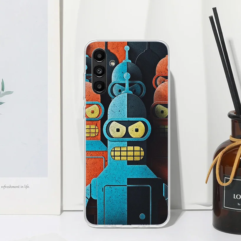 Cartoon F-Futuramas Phone Case For Samsung Galaxy A15 A25 A35 A55 A14 A24 A34 A54 A13 A23 A33 A53 A12 A22 A32 A52 A05S A04S A03S