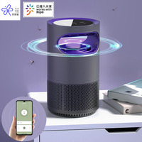 QIAOQINGTING USB Electric Mosquito Killer Lamp Pro LED Light Mosquito Trap Low Noise Remote Control Timing Works with mihome APP