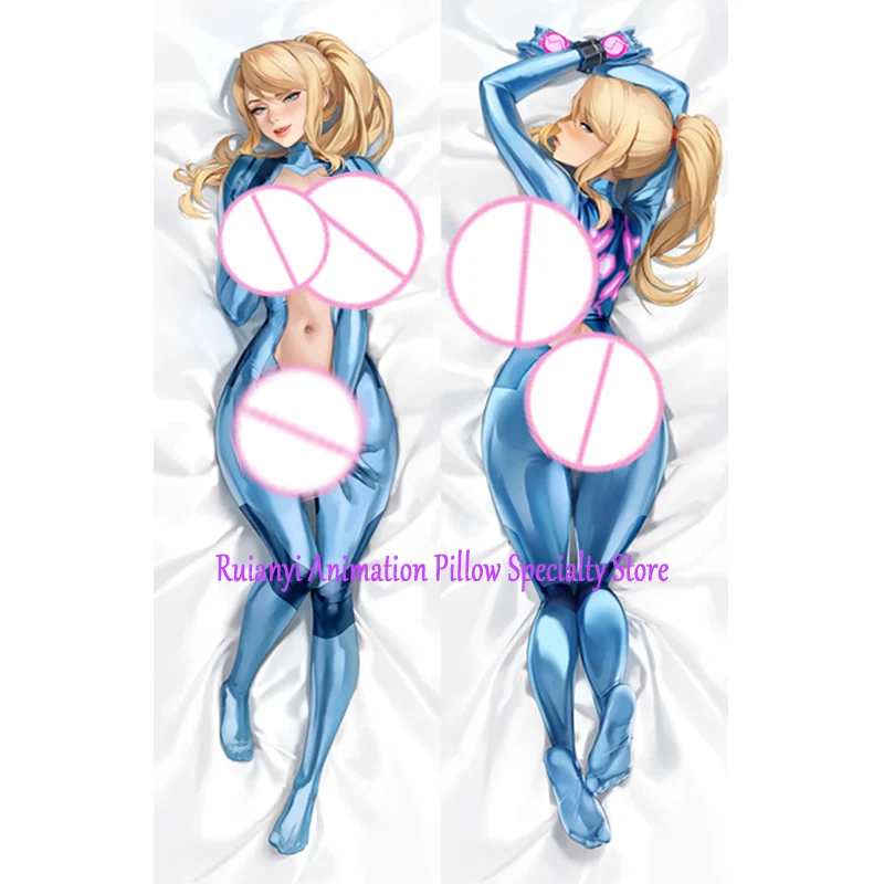 Dakimakura Anime  Samus Aran  Double-sided Print Life-size Body Game Pillow Cover Bedding Gifts