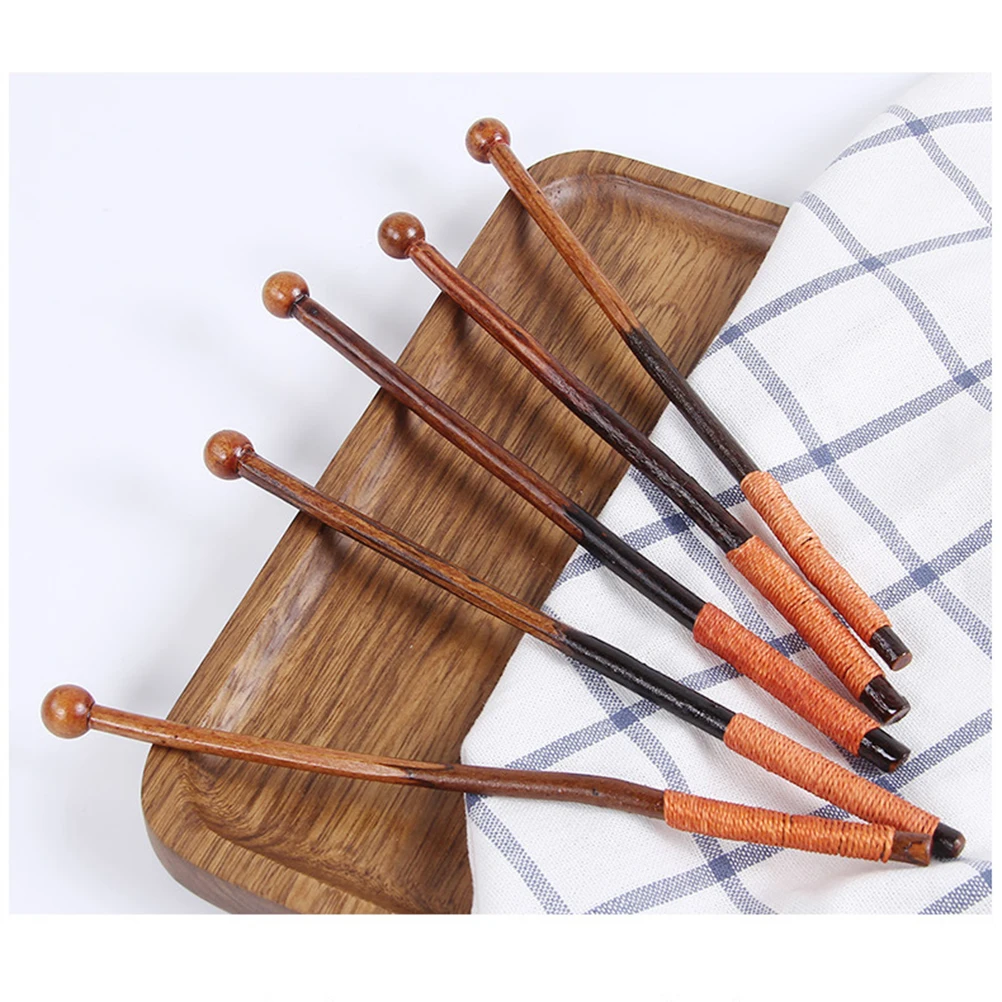 

5 pcs 20Cm Wooden Coffee Stirring Stick Long Handle Natural Branch Shaped Spoon For Mixing Milk Tea Hotel Cafe Party Use