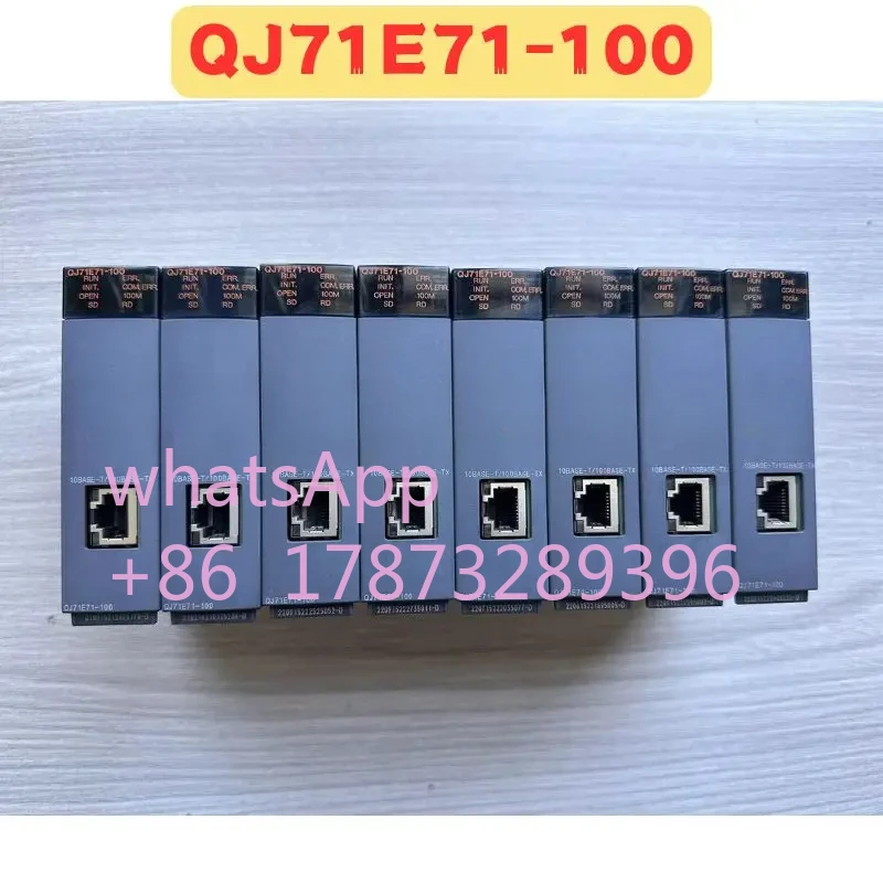 Used Module QJ71E71-100 QJ71E71 100 Normal Function Tested OK