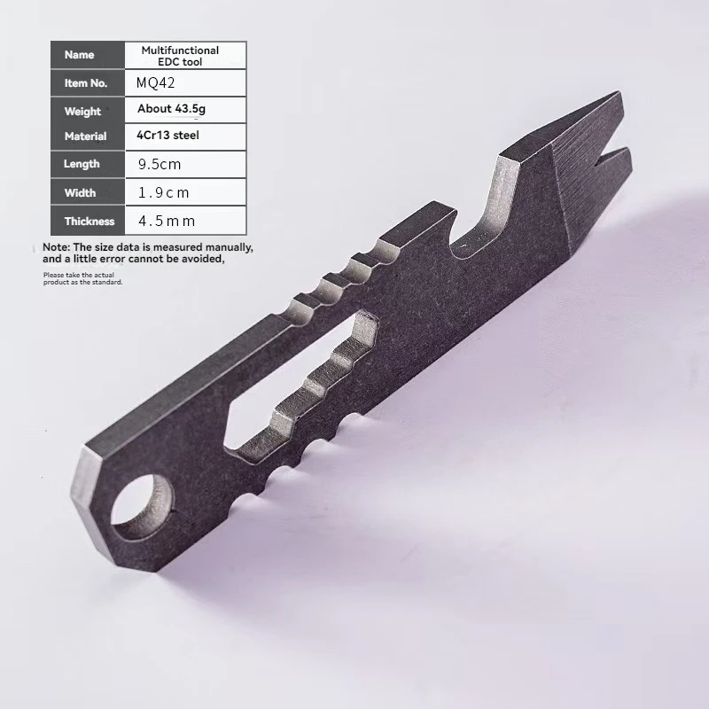 New EDC Multifunctional Tool Screwdriver Pry Bar Bottle Opener Portable Outdoor Survival Storage Pry Bar Nail Remover