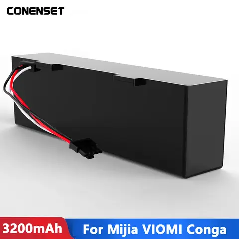 Batteria ricaricabile da 14,4 V per VIOMI V2 Pro VRVCLMB21B MVVC01-JG Spazzare Robot 3200 mah Aspirapolvere