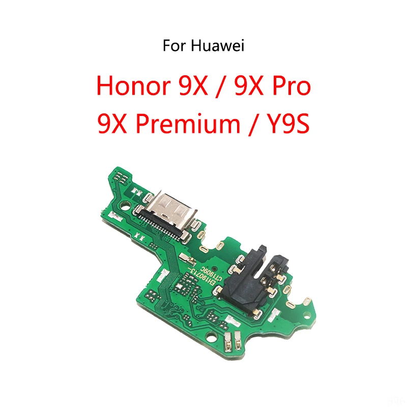 USB Charging Dock Port Socket Jack Connector Charge Board Flex Cable For Huawei Honor 9X Pro / 9X Premium / Y9S