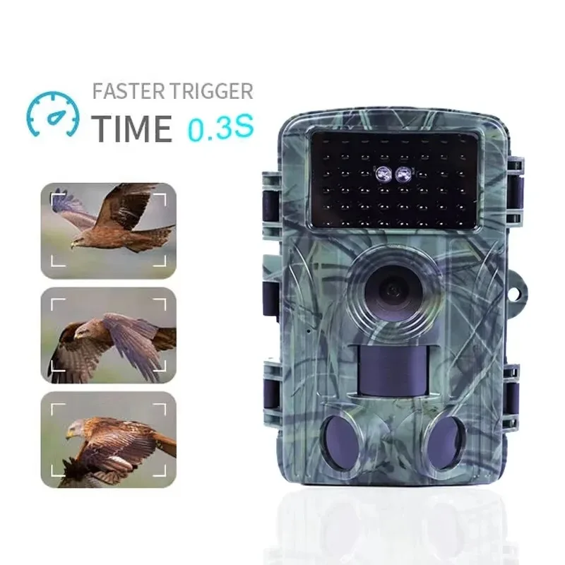 60MP WIFI Outdoor Hunting Trail Camera 4K Wildlife Cam Track Motion Activated Infrared Night Vision Waterproof Photo Trap