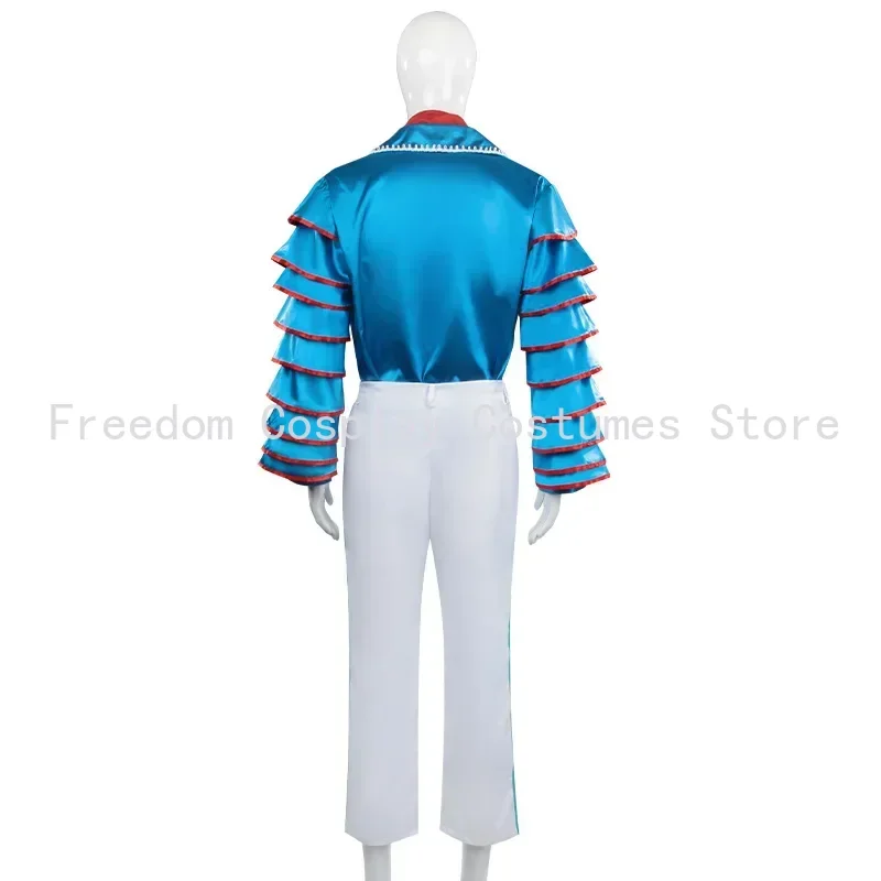 Movie The Mask Jim Carrey Cosplay Costumes Set Unisex Adult TOP pants Suit Uniform Halloween Carnival Party Costume Disfraces