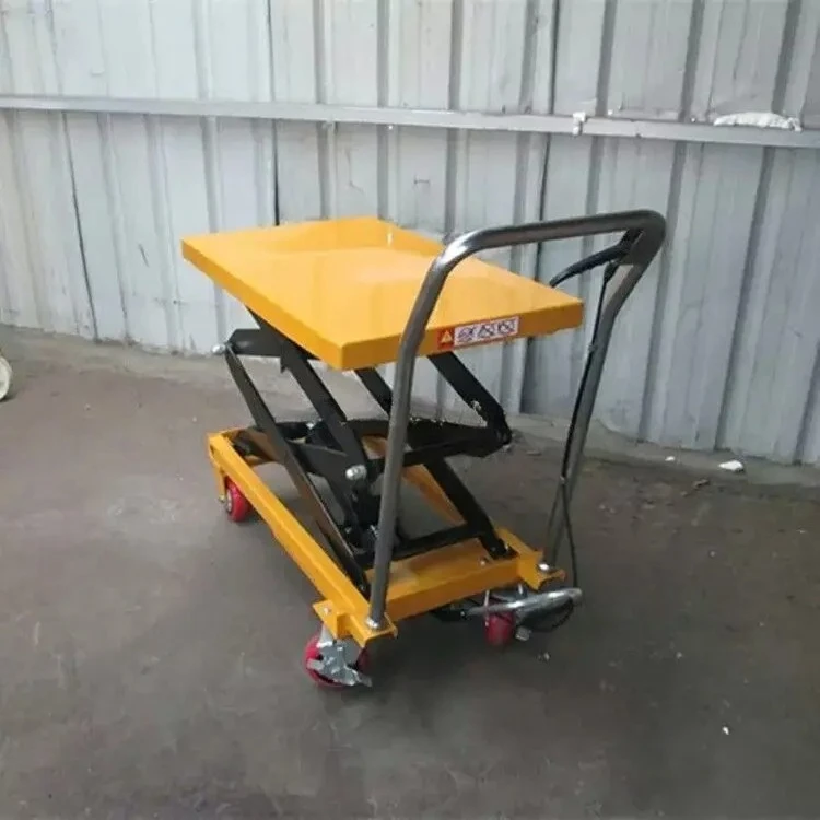 Portable Pallet Working Mini   Cargo Transporting Small Hand Lift Trolley