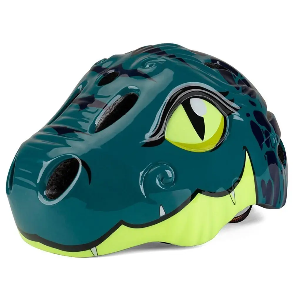 

Half Helmet Cartoon Dinosaur Children's Helmet Cool Adjustable Dinosaur Helmets Cute 3D Skating Helmets Skateboarding