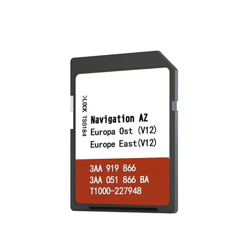 for VW Tiguan (5N) (2007 -2018) Map Cover Montenegro Moldova Czech SD MEMORY Flash Card