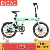 ENGWE P20 Folding Electric Bike 20 inch 250W Motor Torque Sensor E-Bike 36V 9.6Ah Battery 25km/h Max Speed Hydraulic Disc Brakes