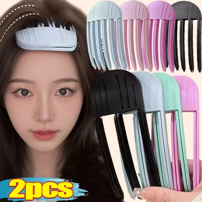 Pinzas para rizar el cabello con efecto voluminizador para raíces, pinzas fijadoras de rizos para mujer, rizador de volumen de moda