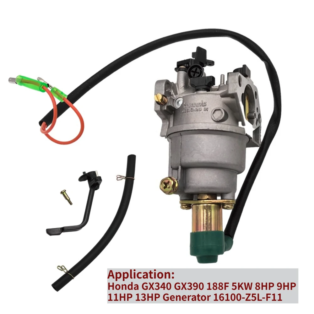 

For Honda GX340 GX390 Carburetor 188F 5KW 8HP 9HP 11HP 13HP Generator w/ Solenoid Carb 16100-Z5L-F11 16100-Z5R-743 Vergaser