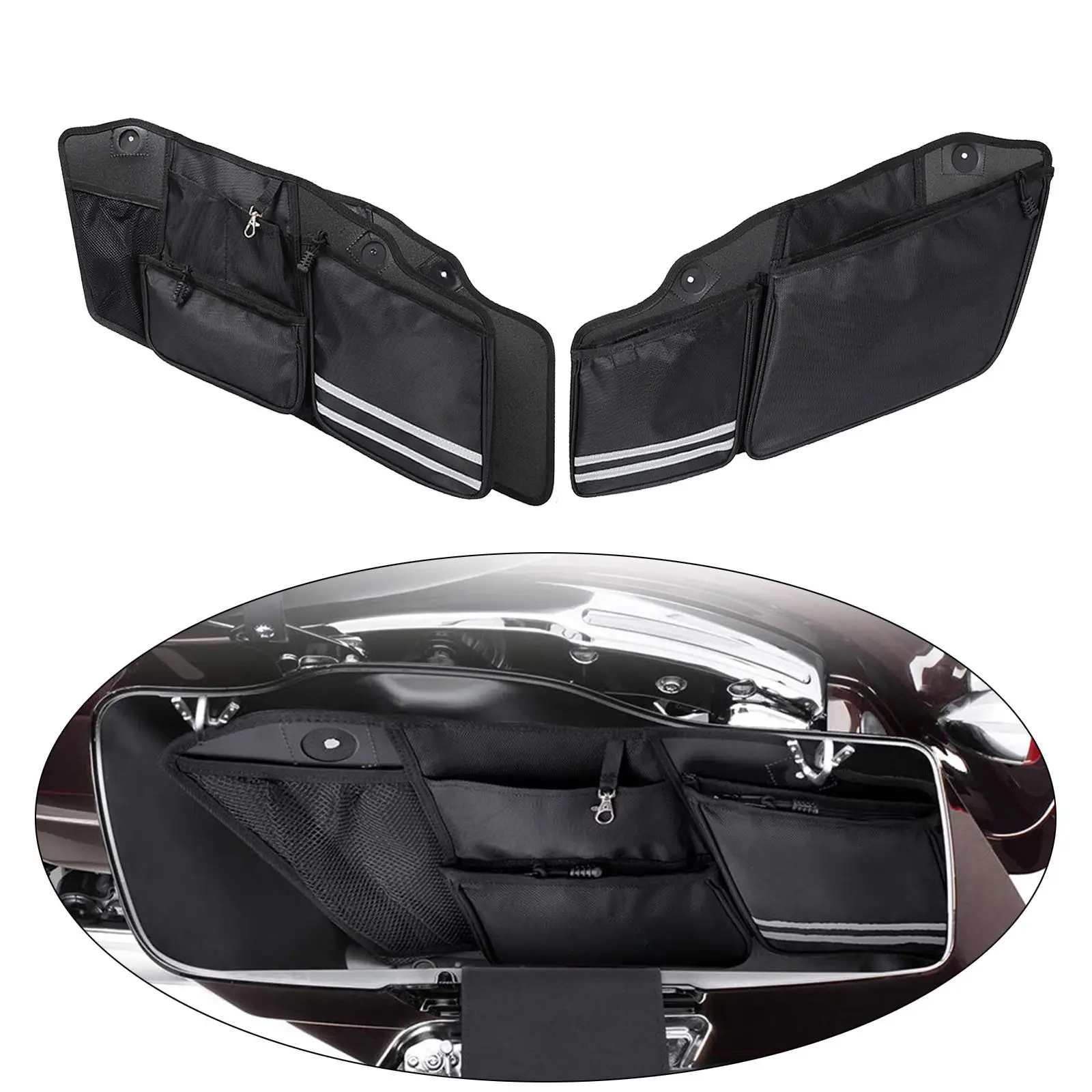 

Siddle Bag Side Bags Organizers for Touring Touring FLHR 2014-2020 2015-2020