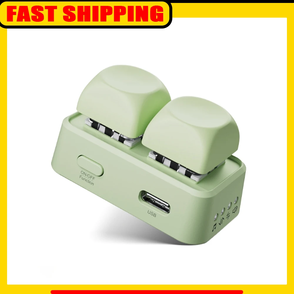 

HanLinYue Free2 Mini Wireless Mechanical Keyboard Bluetooth Page Flipper E-book Reader Mobile Phone Remote Control For XTEINK X4