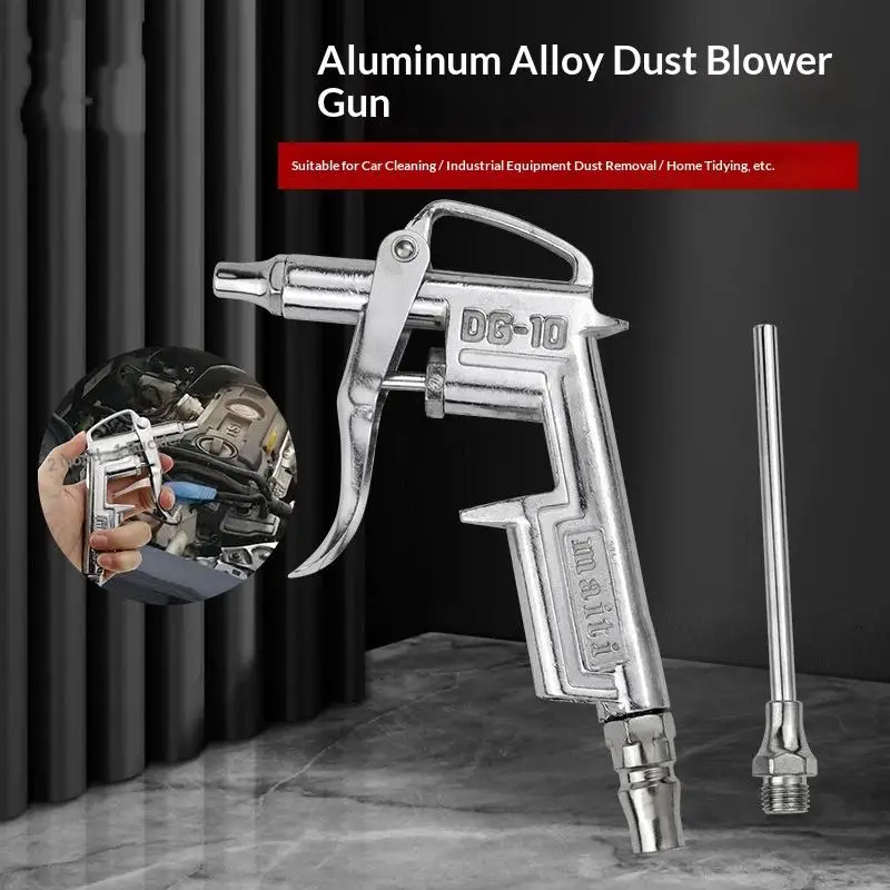 1 Set Portable Cleaning Supplies Air Blow Nozzle Trigger Cleaner Compressor Dust Blower Handheld Pneumatic Tool Compressor