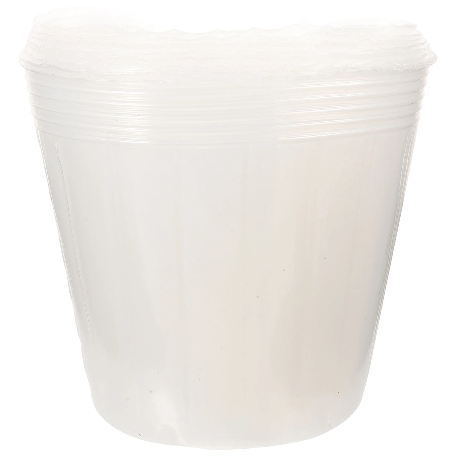 

10 Pcs Large Flower Pots Plastic Lining Baskets for Plants Supplies Planter Inserts Liners Planters Transparent Nursery