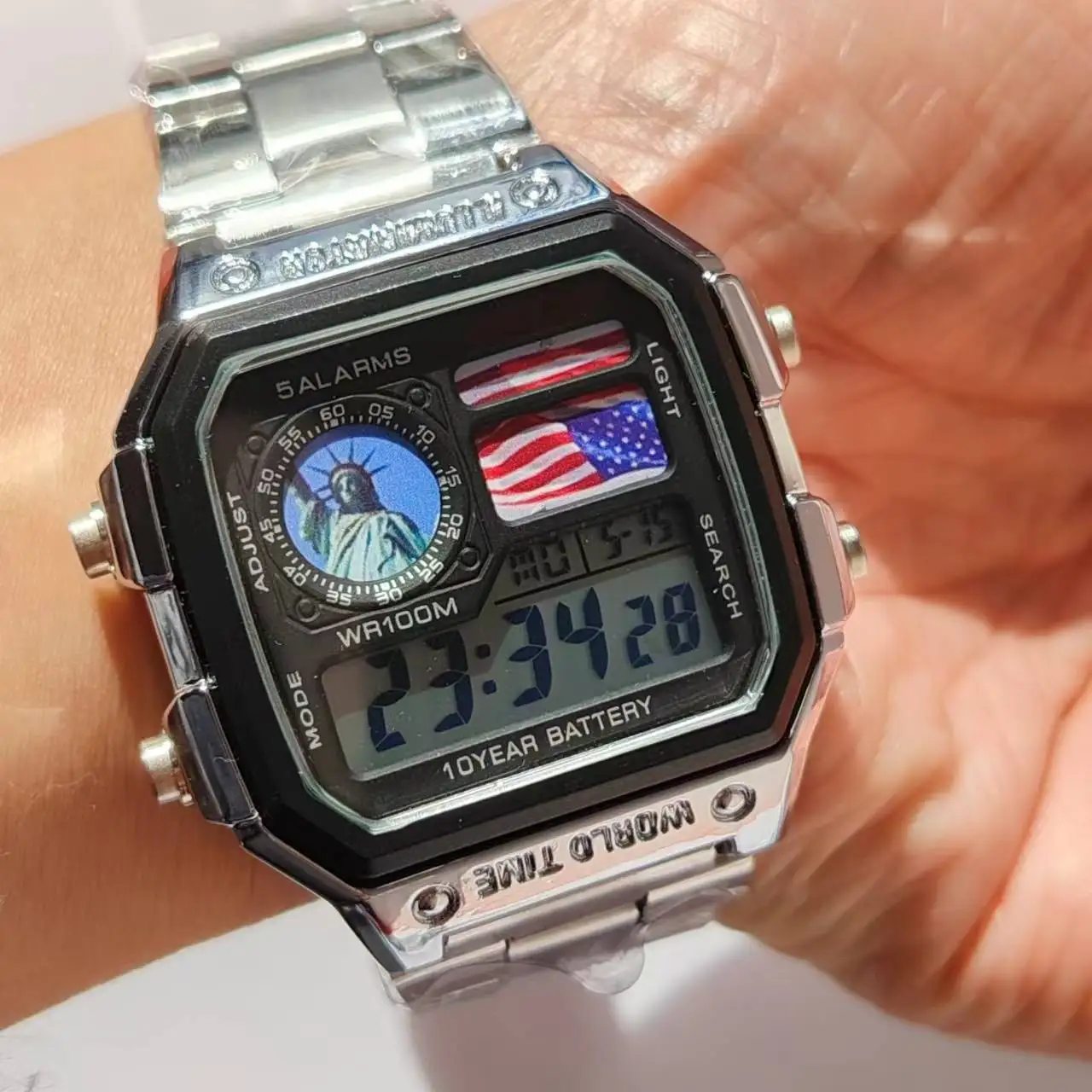 31MM BIFANXI  AE1200  2024   Personalized modification of metal watch, fashionable and versatile small square