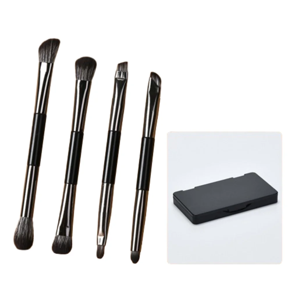 

Double-ended Eyeshadow Brushes Set Eyeliner Brushes Multifunction Travel Makeup Brush Set Eyebrow Pencil Soft Cosmetic Brush Kit
