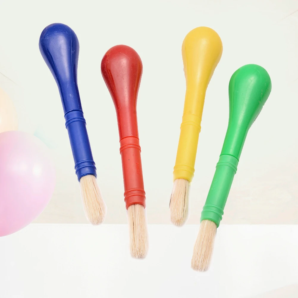 4-teiliges Malstift-Set, Rot, Gelb, Blau, für Kinder und Erwachsene, Heimwerker, Anfänger